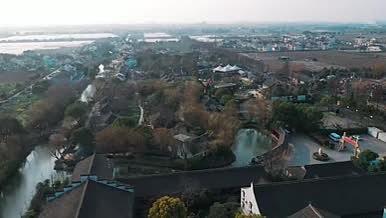 上海中华农民画村景区航拍视频的预览图
